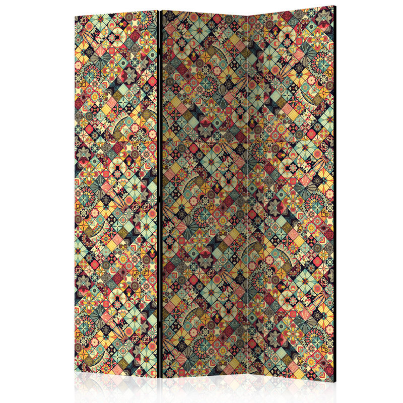 Gebhart 172cm H Folding Room Divider, 3