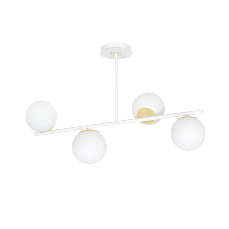 Gambier 4 - Light Unique/Statement Pendant, White