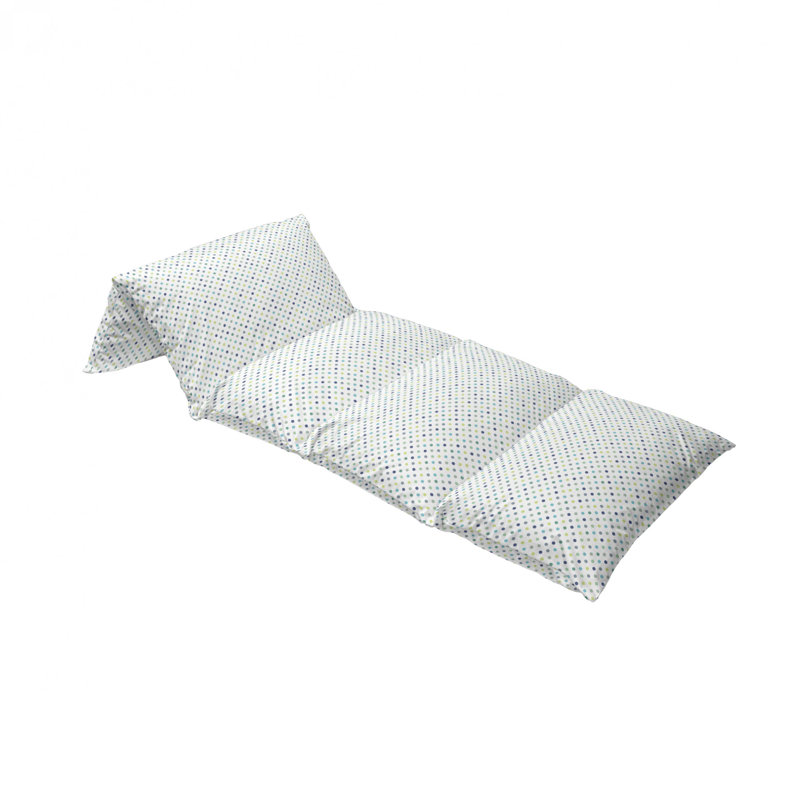 Housse de coussin d'extérieur Classy Layout, H 2 po x l 27 po x P 88 po, Vert / bleu / blanc