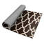 Tapis noir intérieur et extérieur Trellis