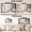 Gold and White Colliding Abstract - Abstract Wall Art, Modern Canvas Print-83330124-83330125-114918484