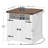 Modern Nightstand With Cabinet & Built-In 2 AC Outlets & 2 USB Ports,End Table with Charging Station, 23.6" Large End Tables for Living Room