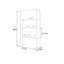 Tablette moderne en acier inoxydable-358851127
