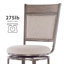 Tabouret pivotant rembourré Luker-428703685
