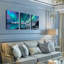 3 Piece Wrapped Canvas Print