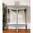 Natural Oak & Gray Console Table - Half-moon Shape And Practical Storage Elegant