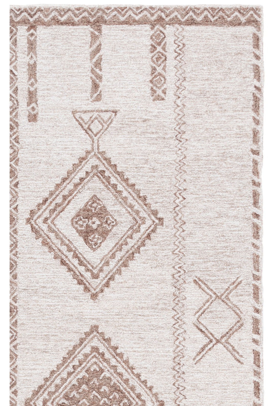 Uriel Hand-Tufted Moroccan Wool Rug, Square 6'