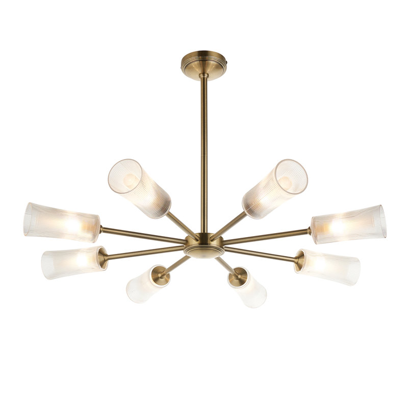 Clara 8 - Light Shaded Chandelier