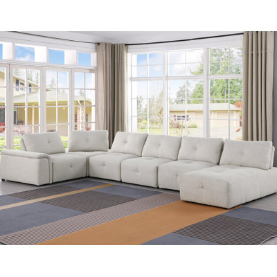 7 Pieces Modular Reversible Sectional