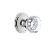 Grandeur Circulaire Rosette Passage with Chambord Crystal Door Knob