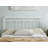 August Grove® Metal Full Size Headboard, Adjustable Height, Farmhouse Victorian Style, Steel Headboard Only For Bedroom, Easy Assembly, White-2010374290-2010374293