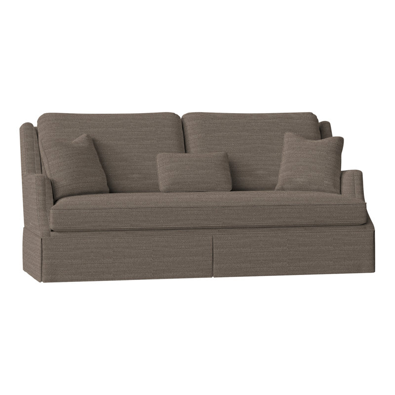 Savannah 87.5" Chenille Round Arm Sofa with Reversible Cushions, Perigold Ishi Chai