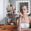 Organisateur de maquillage rotatif à 3 niveaux pour meuble-lavabo et salle de bain
