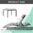 Outdoor Adjustable Backrest Leisure Recliner (Set of 2 Chairs with Table)-858003433