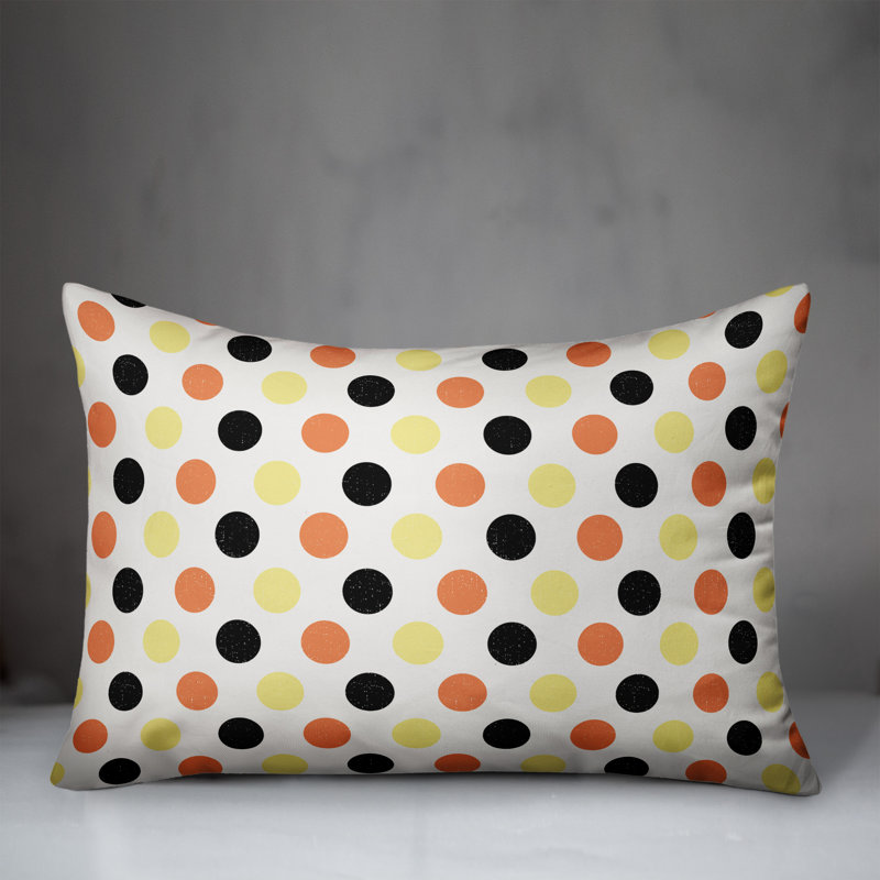 Polka Dots Throw Pillow