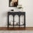 39" Solid Wood Console Table With Arch Design-690975229