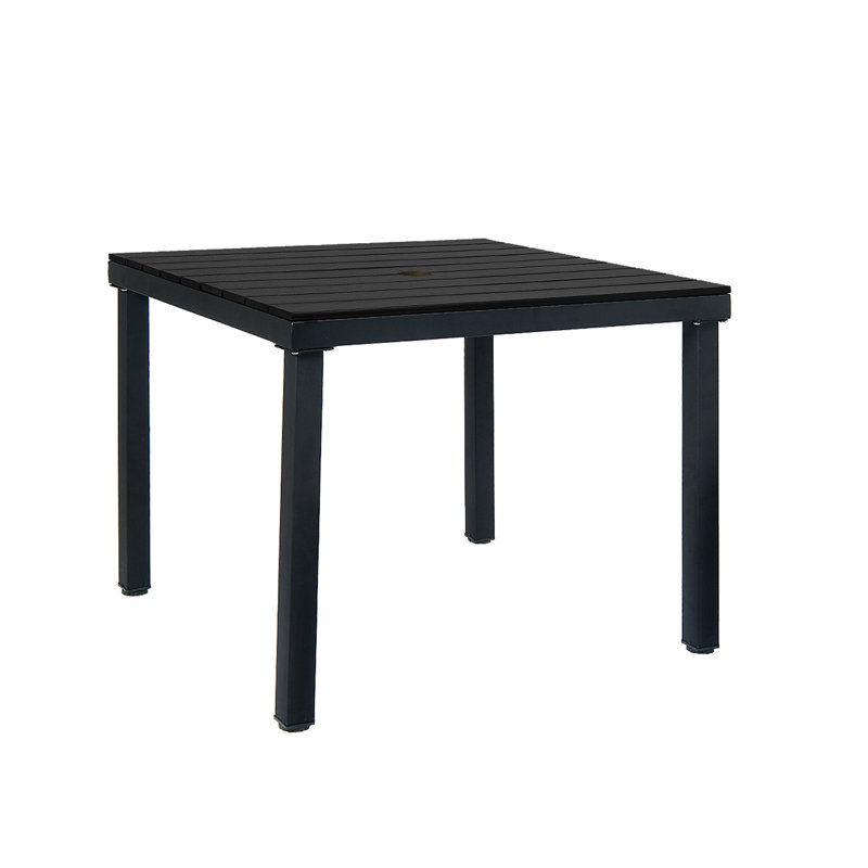 Table carrée L 36 po x l 36 po ERF, Inc., Noir