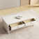 Devean Rectangular White Coffee Table With 2 Drawers