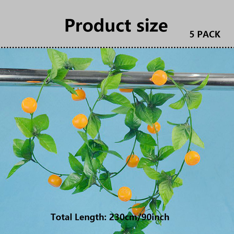 90'' in. Faux Garland