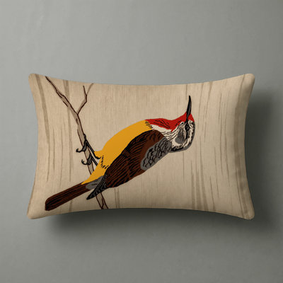 Birds Indoor and Outdoor Throw Pillow