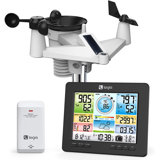 12.7'' Solar Powered Wireless Outdoor Weather Station