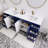 Spring 72" Double Bathroom Vanity Set-90692640