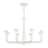 Spade 30-in Antique White dimmable LED Chandelier-124959307