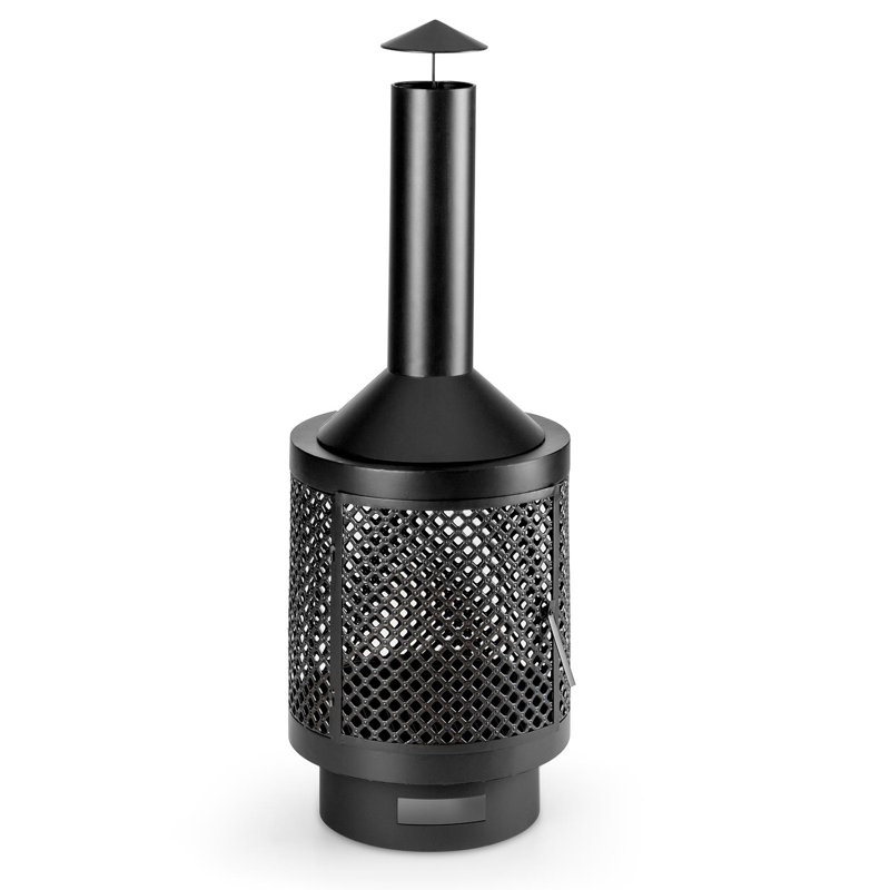 Round Steel Smokeless Chimnea