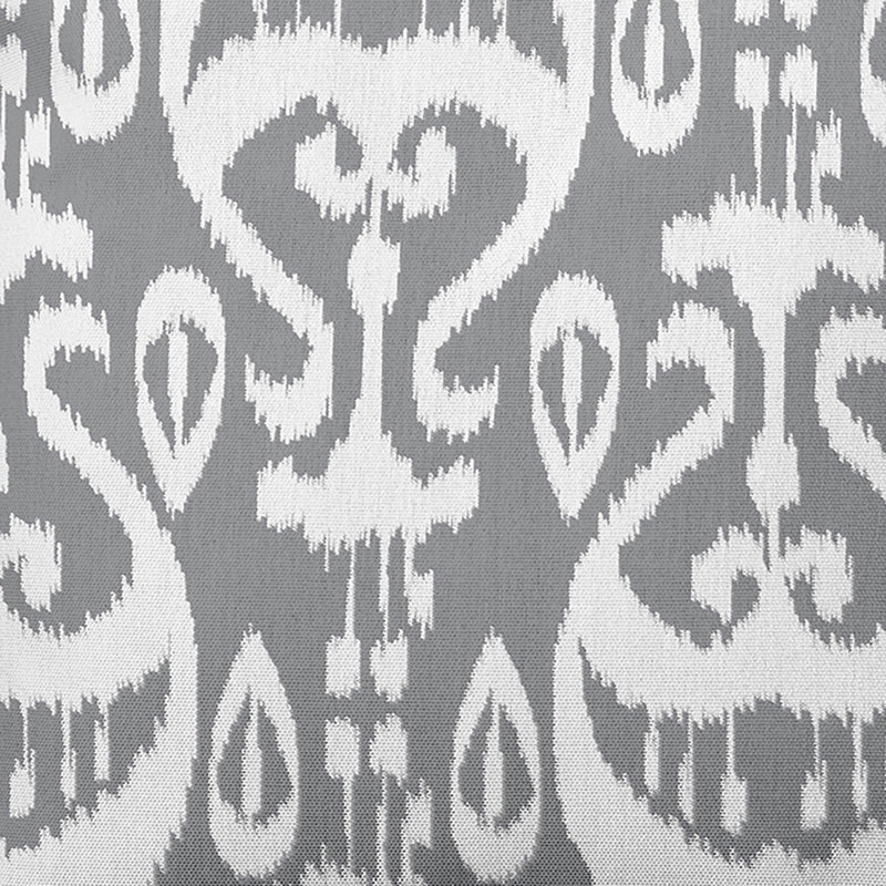 Housse de coussin d'extérieur carré Happy Hippy, H 20 po x l 20 po, Gris