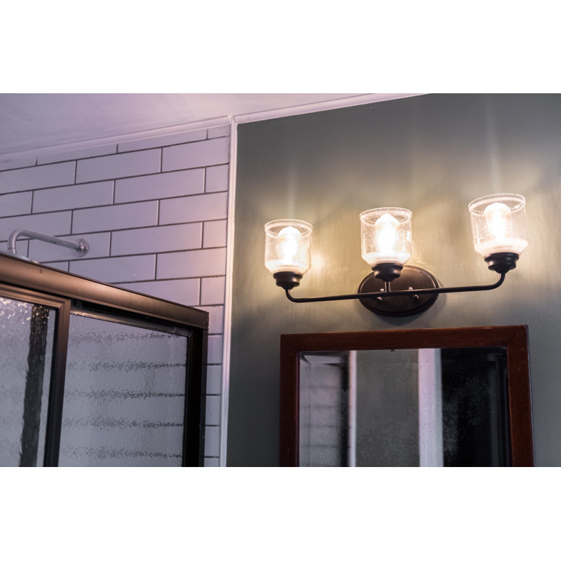 Éclairage pour meuble-lavabo à intensité variable Nunez, Noir