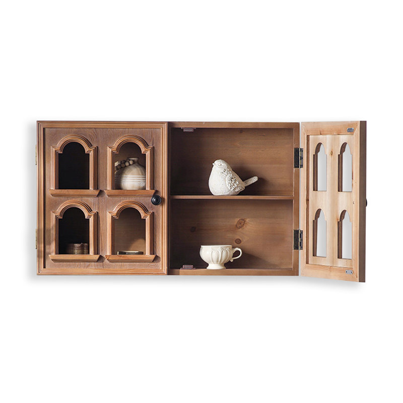 Sollox912221981565&Size 2 -Piece Accent Shelf, H 18,50 po x L 31,50 po x l 6,89 po