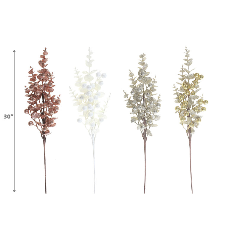 Vaporisateur de baies et feuilles scintillantes - ensemble de 4