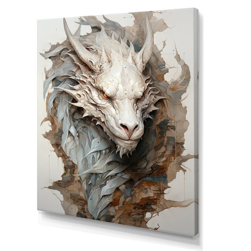 Dragon S Enchanted Realm sur impression sur toile, H 32 po x l 16 po x P 1 po, Toile tendue