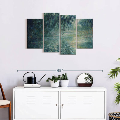" Morning on the Seine 1898 " 4 Piece Art Set