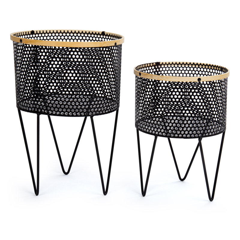 Ensemble de 2 pots en fer Mableton