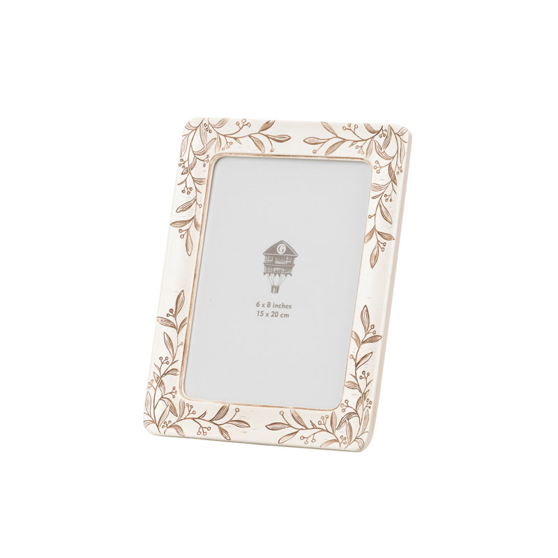 RESIN PHOTOFRAME 15X20 CM, White