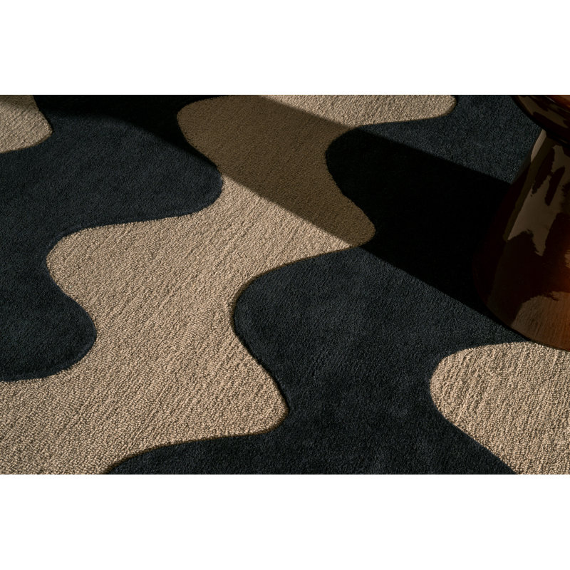 Noir Lokki | 133905, Rectangle 4 pi 7 po x 6 pi 7 po, Noir
