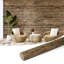 Panneau mural en bambou naturel Art3d 48 po x 96 po pour la décoration murale de salon, chambre à coucher-112246288
