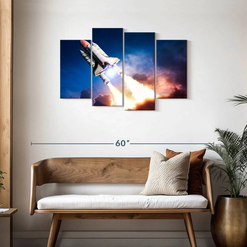 Oberle Mission To Space, 27" H x 43" W