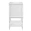 Meuble-lavabo de 24 po avec tablettes ouvertes et armoire avec portes-122961396