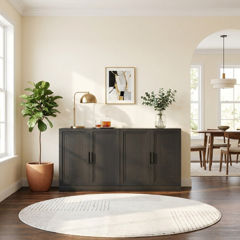 Armoire de rangement avec tablettes réglables Nashaya, 2 PC - H 31 po + H 36 po, Bleu très foncé