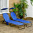 Adjustable Reclining Lounge Chairs Steel Frame Beach Pool Patio Sunshade-1718528633