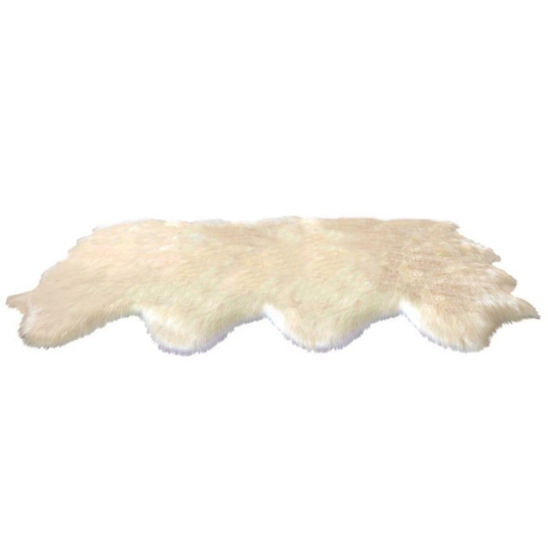 Wick, Somerset Sheepskin Shag Indoor Rug, Novelty 3' x 6'6"