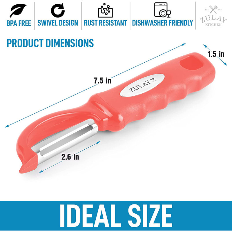 Zulay Kitchen Professional Stainless Steel Veggie Peeler