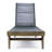 Summerland Chaise Lounge - Dark Grey Mesh