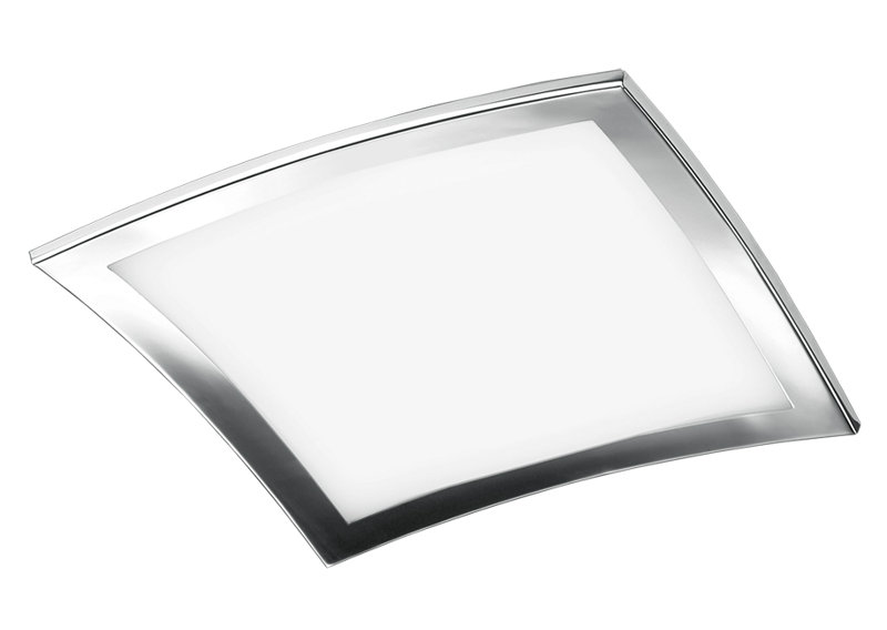 Plafonnier encastré carré à 4 lumières unique, H 4 po x l 16,13 po x P 16,13 po