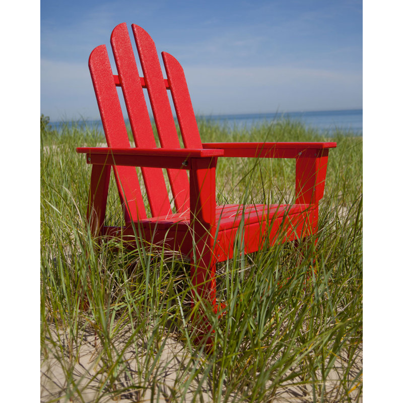 POLYWOOD Long Island Dining Chair, Sunset Red