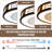 22.4" Ceiling Fan with Remote Control and LED Lights