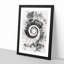 Spiral Staircase Abstract - Picture Frame Graphic Art Print-56862316-56862317
