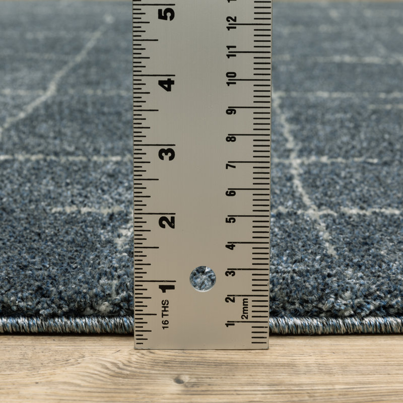 Androscogin Geometric Indoor Rug, Runner 2'3" x 7'6"
